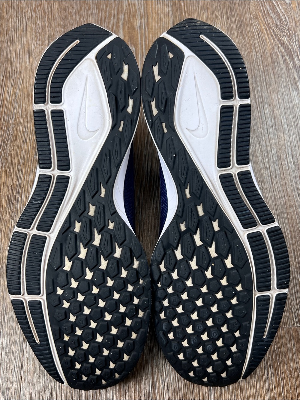 Nike Air Zoom Pegasus 36 Navy Blue White Running Shoes Sneakers | Size: 10.5 - Picture 7 of 8